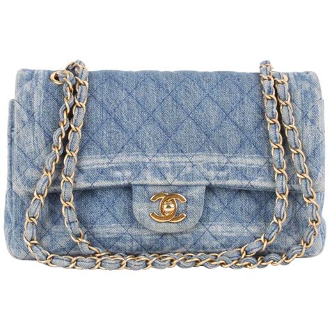 chanel denim bag green|Chanel denim flap bag 2019.